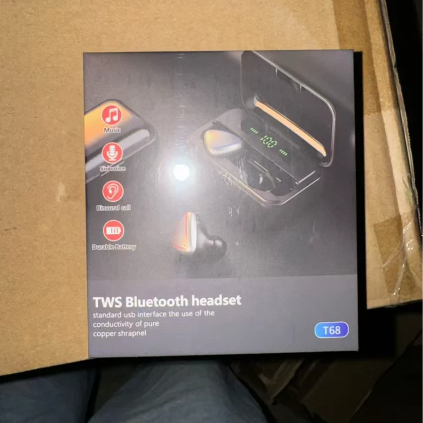 99新  TWS T68蓝牙耳机，需要自己维修研究