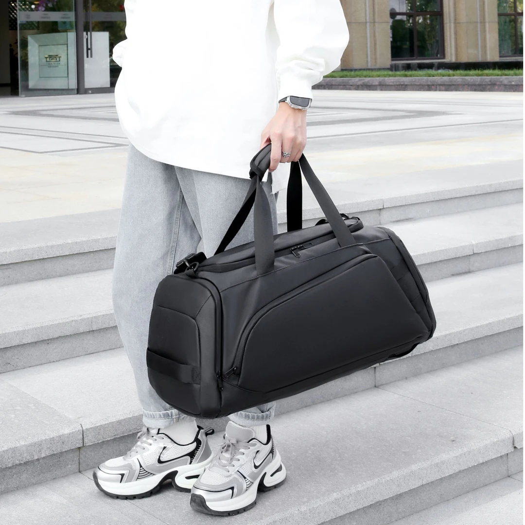 男士多功能健身手提单肩斜跨差旅商务训练包潮流休时尚户外双肩包