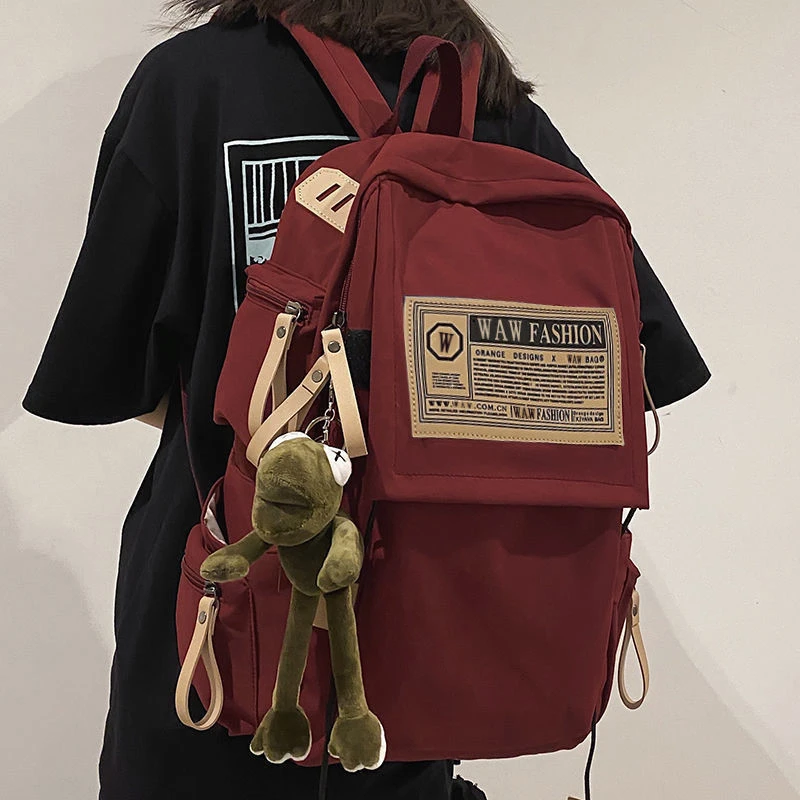 新品上市新款书包女大学生大容量男高中生初中生少女背包中学生女