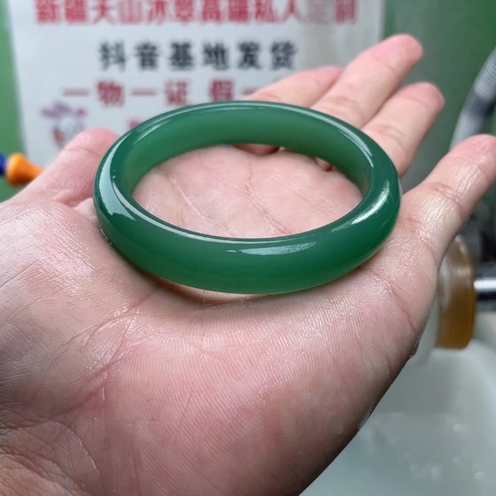 【闪购商品】定制石英质玉阿*圈口56