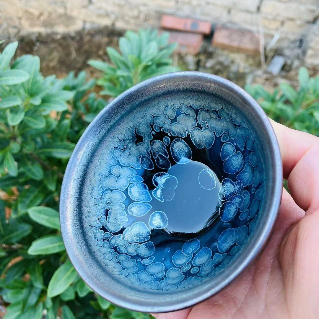 徐国清建盏油滴盏-深海