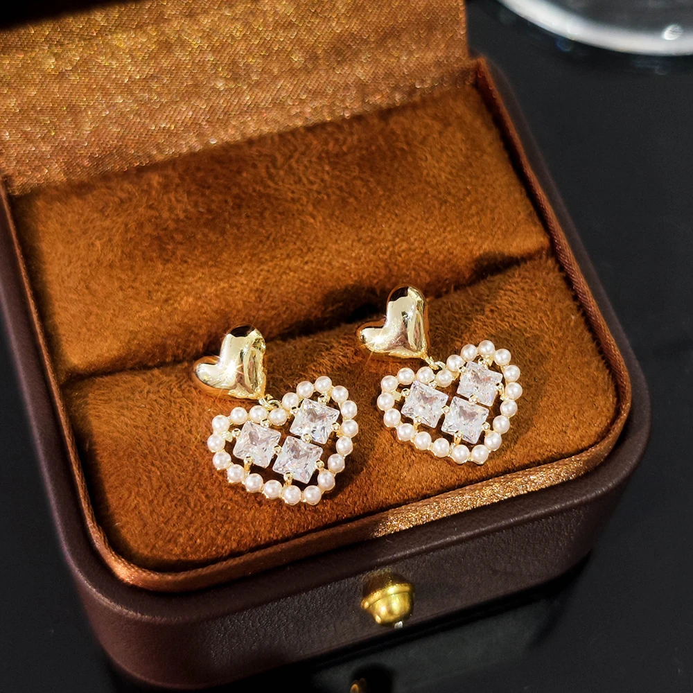 铜合金耳饰 气质轻奢时尚百搭小众简约经典素款耳环PT0176