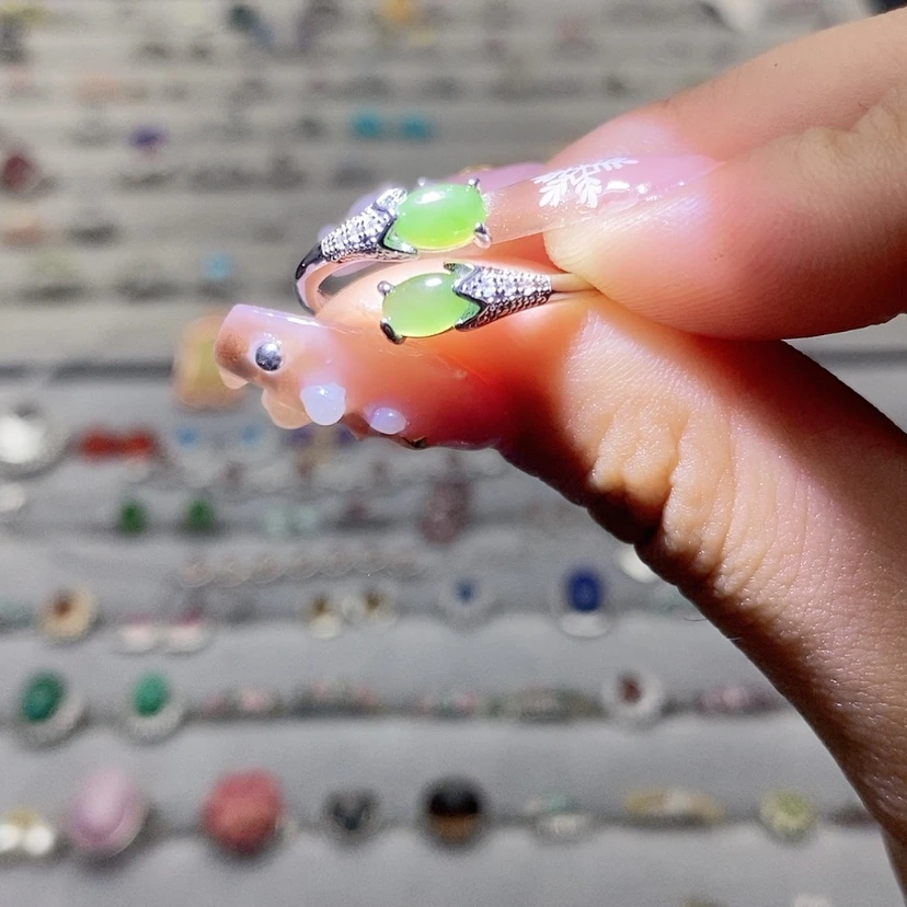 【闪购商品】烟晶戒指银S925镶嵌