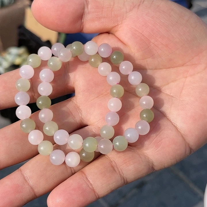 和田玉手串未镶嵌多宝手串卡8