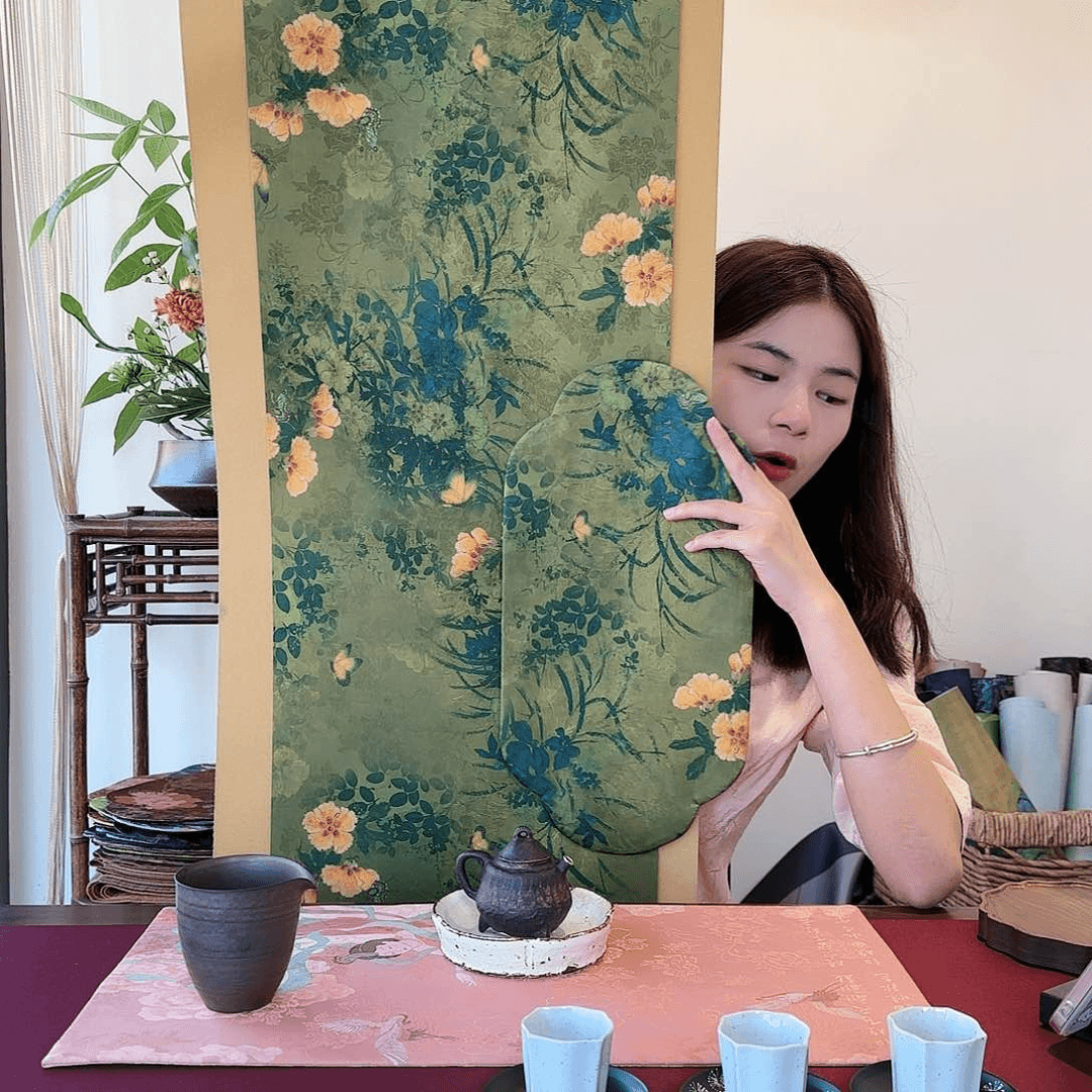 茶道配件俩米一防水茶席三件套