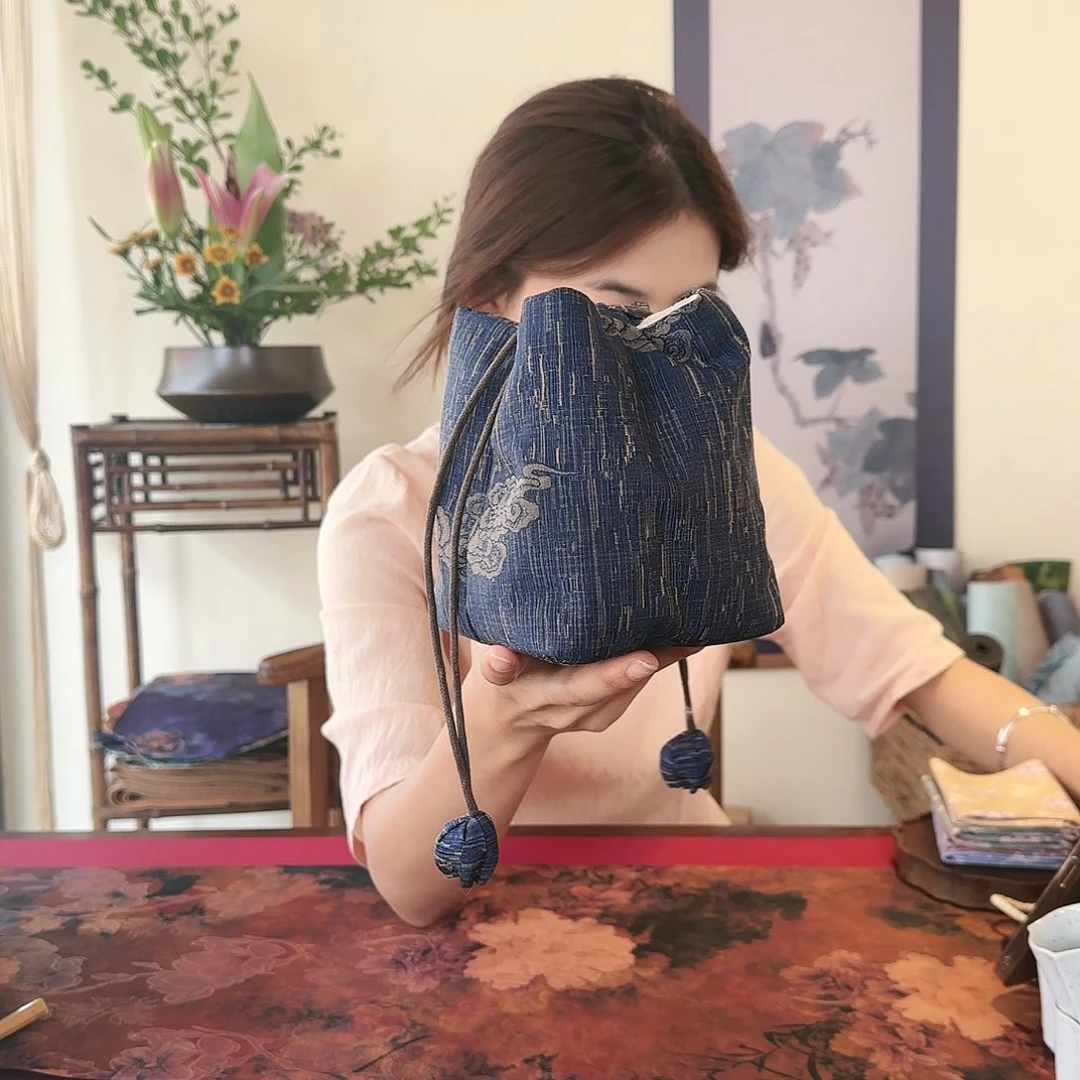 茶道配件竹节收纳包