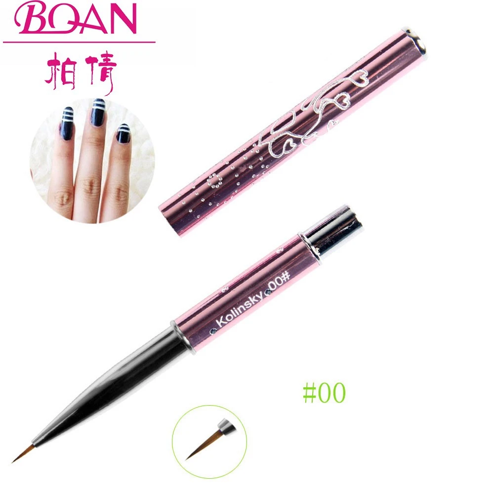 美甲专用新手入门画花笔粗拉线笔金属带盖勾线手绘彩绘专业雕花笔