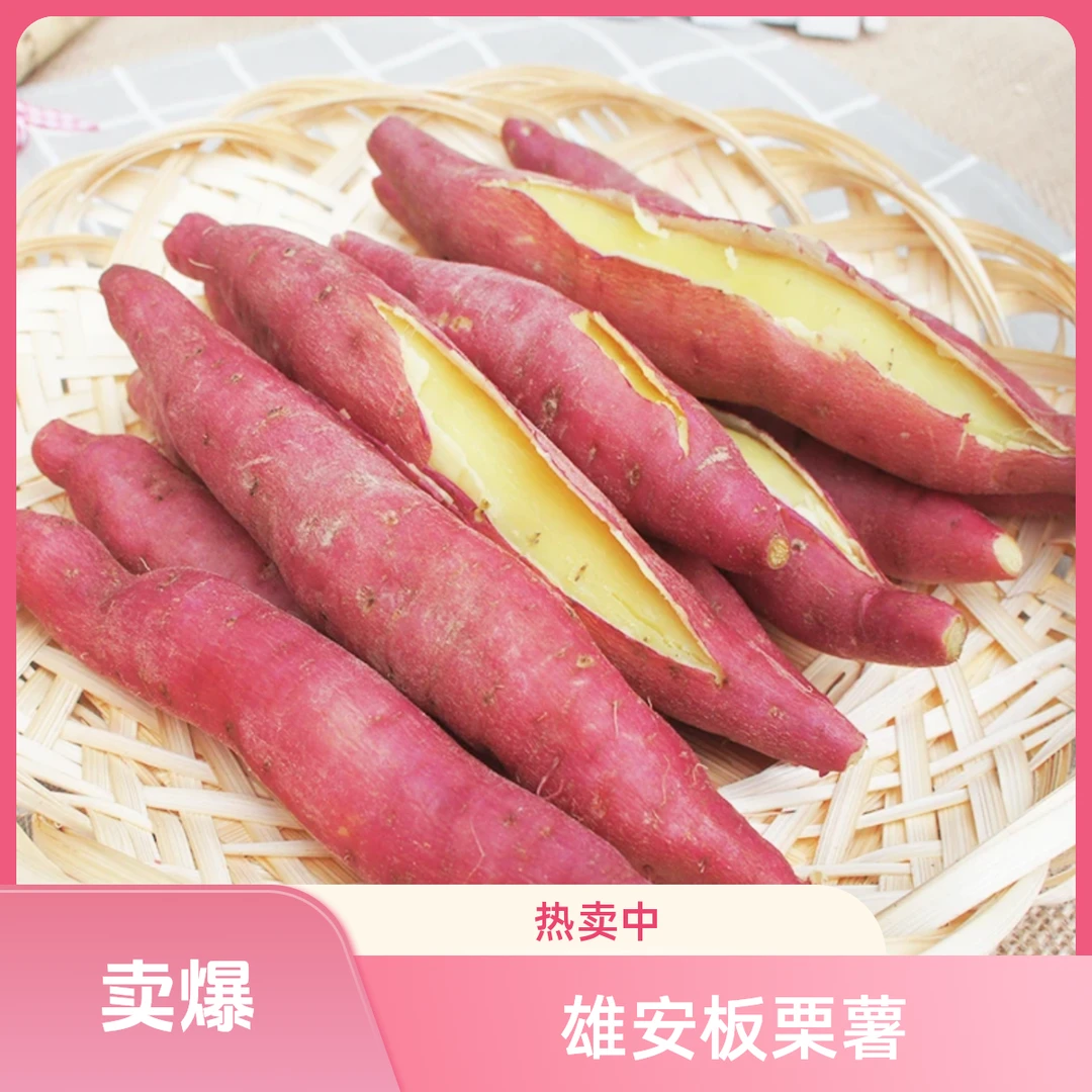 板栗薯红薯糖化好番薯雄安产地干面粉甜地瓜