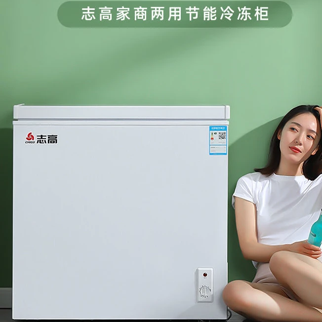 小冰柜家用冷柜迷你冷藏冷冻柜大容量速冻商用双门双温保鲜柜两用
