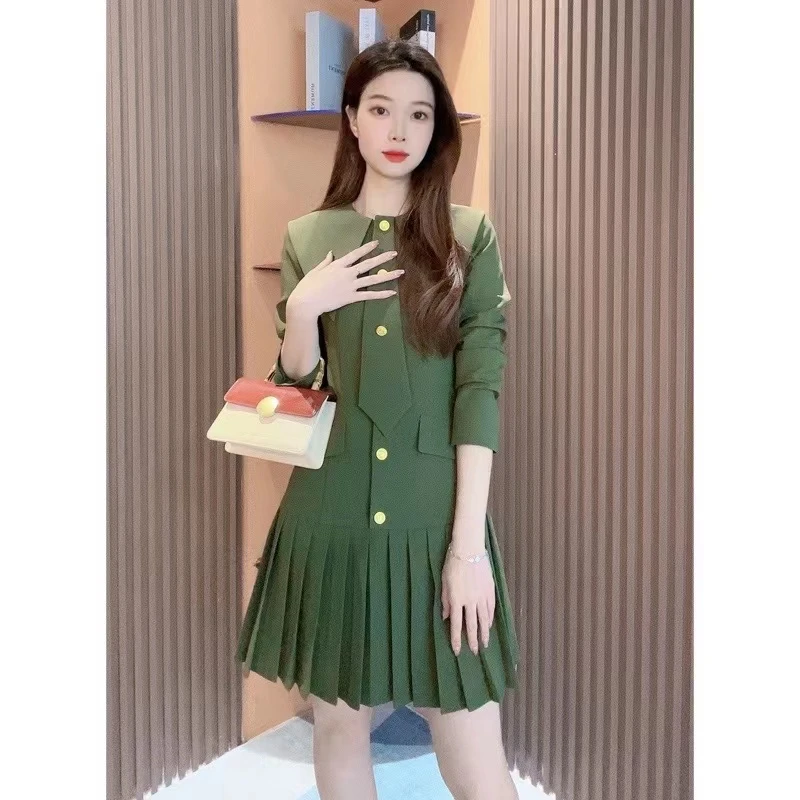 【现货 现货】7939囯内设计师品牌女装连衣裙2024年新款高级感