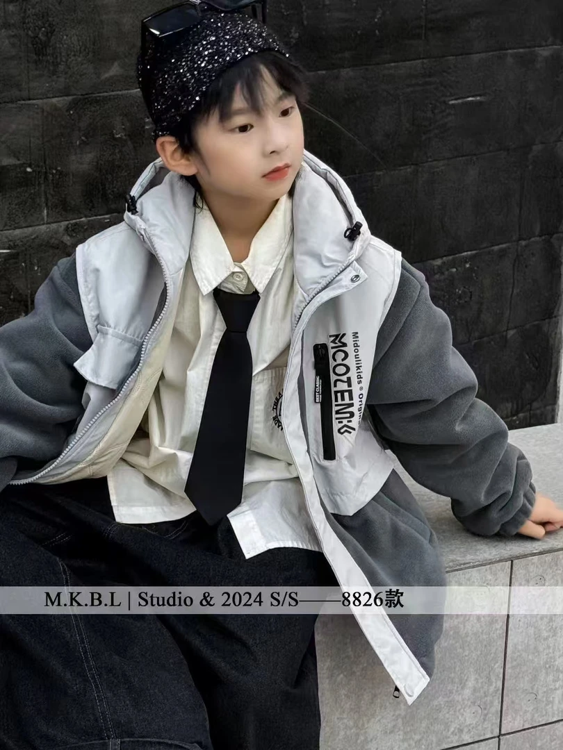 二棉外套 外灰绒+风衣