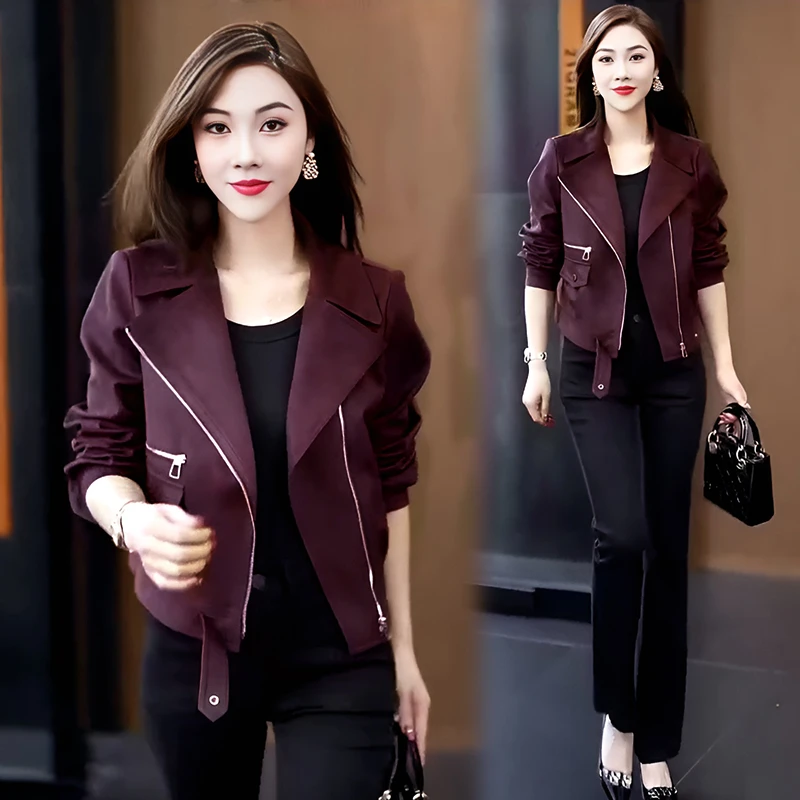 短款外套女2025年春秋新款小个子时尚宽松显瘦休闲百搭夹克上衣潮