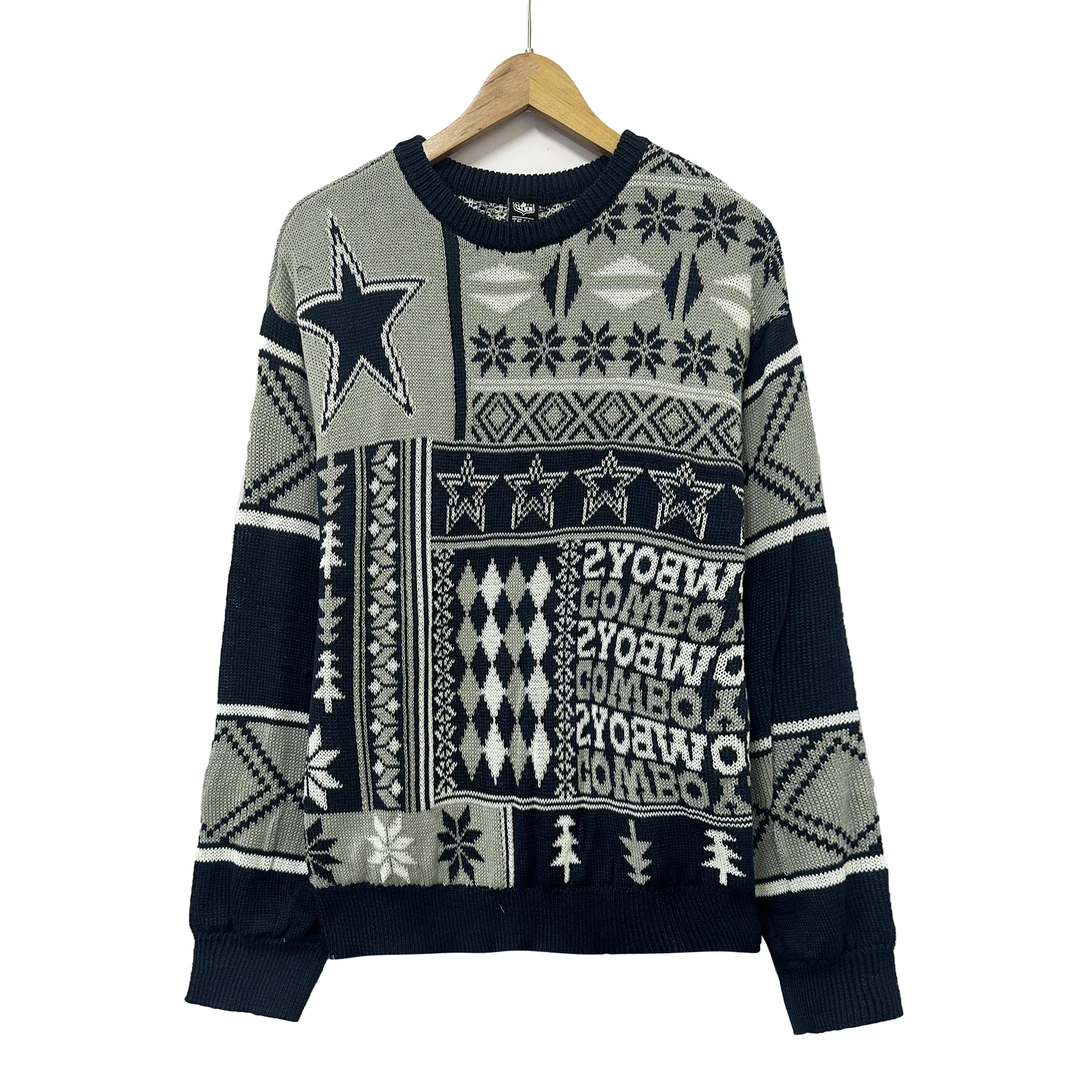 ！男士秋冬季慵懒感宽松针织毛衣E350