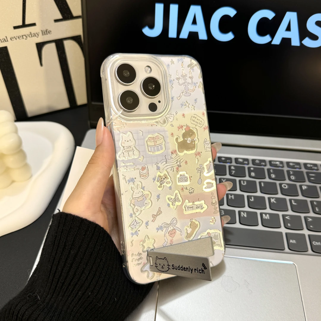 JIAC适用苹果15华为小米14vivo一加oppo防摔礼物小狗羽纱手机壳14