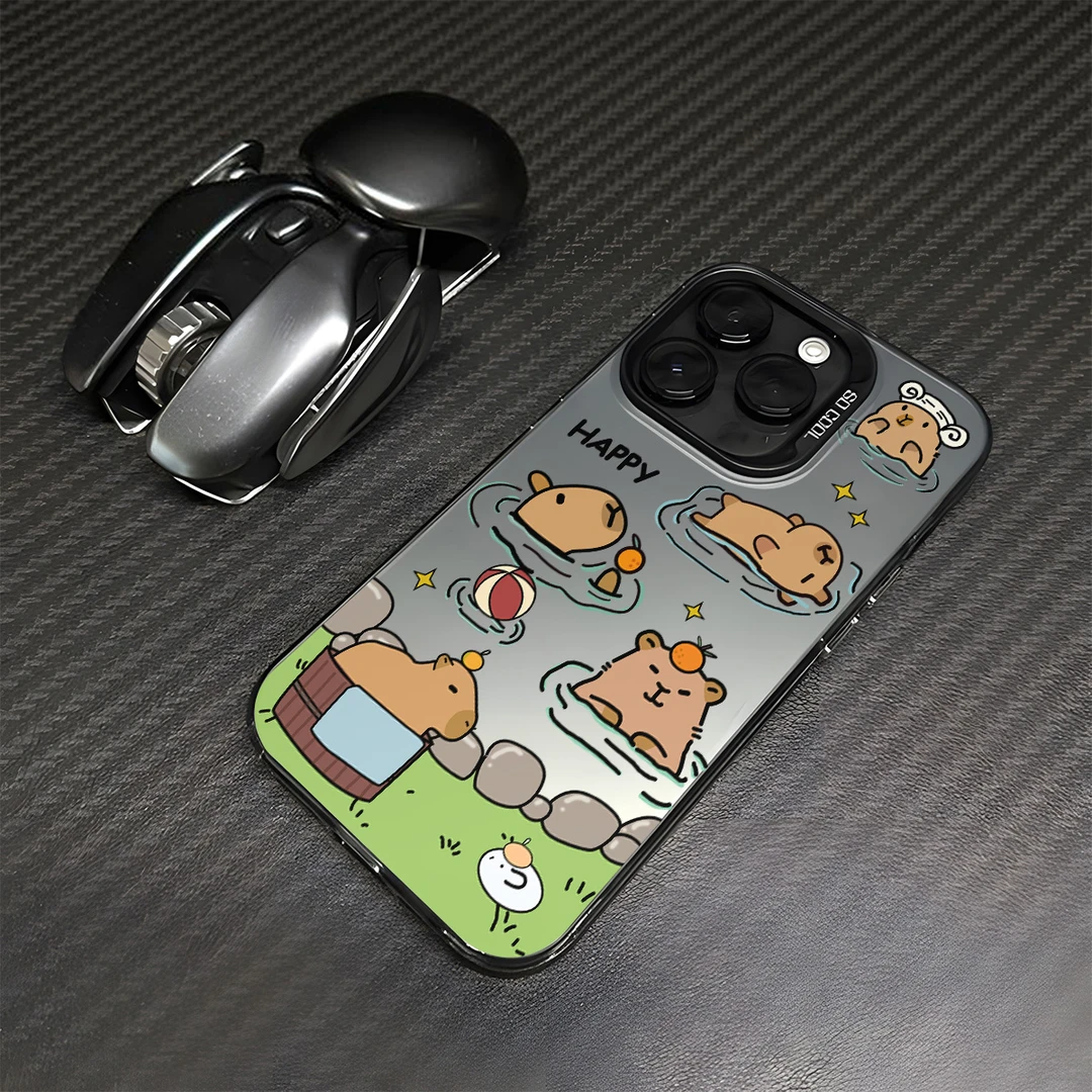 卡皮巴拉适用【苹果/华为小米/OPPO/VIVO/三星】防摔双层imd手机壳