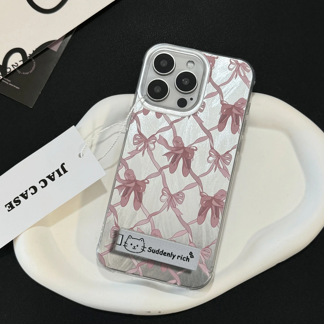 JIAC适用苹果15华为小米14vivo一加oppo防氛围感简约羽纱手机壳