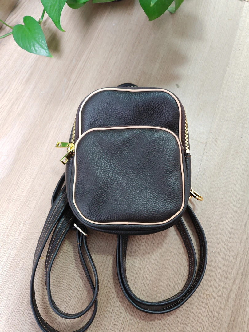 活动价，纯手工制作，头层牛皮多功能背包，小包大容量