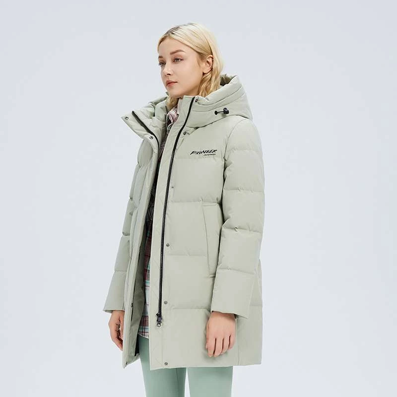 【专柜同步】杰奥小个子羽绒服女大码200斤中款加厚极寒2024冬新品