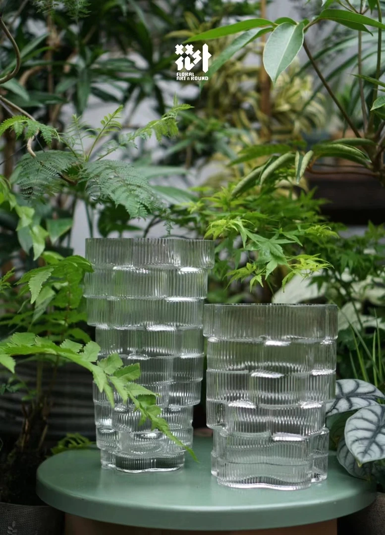 【小阿阮】北欧原单玻璃花瓶「万花筒」Light&Living客厅插花餐桌装饰
