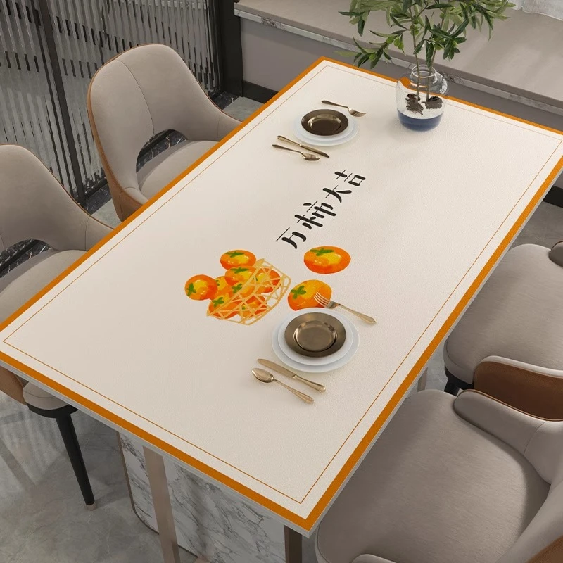 免洗防油防水防烫桌布桌面保护垫餐桌垫高级感桌垫面垫茶几垫