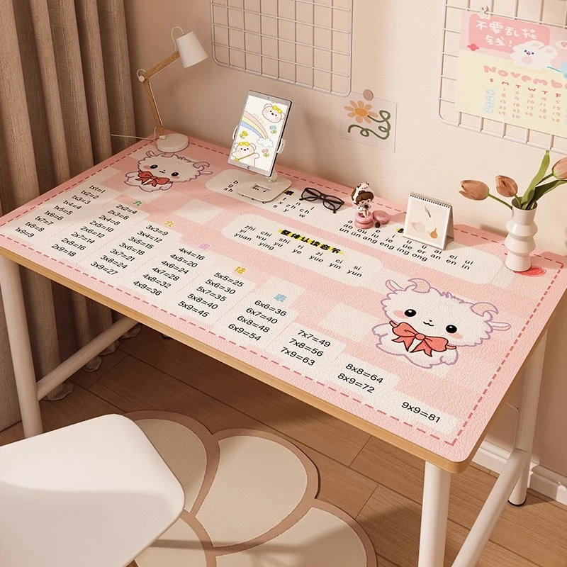 拼音书桌垫写字台桌垫学生防水自粘环保护眼学习桌桌布课桌皮革垫