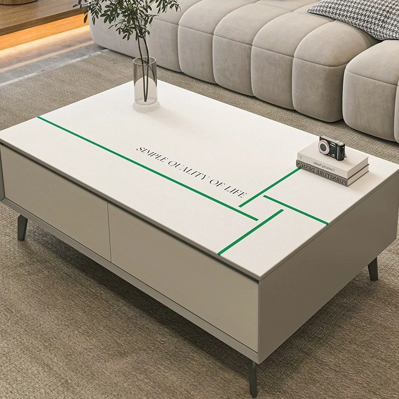 茶几桌布免洗防水防油客厅餐桌垫轻奢高级感软玻璃桌垫家用茶几垫