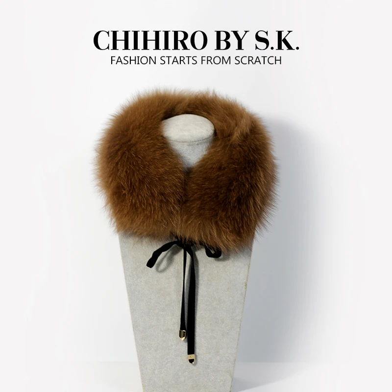 新帽馆高级帽子复古风大毛领气质百搭蝴蝶结绑带毛领