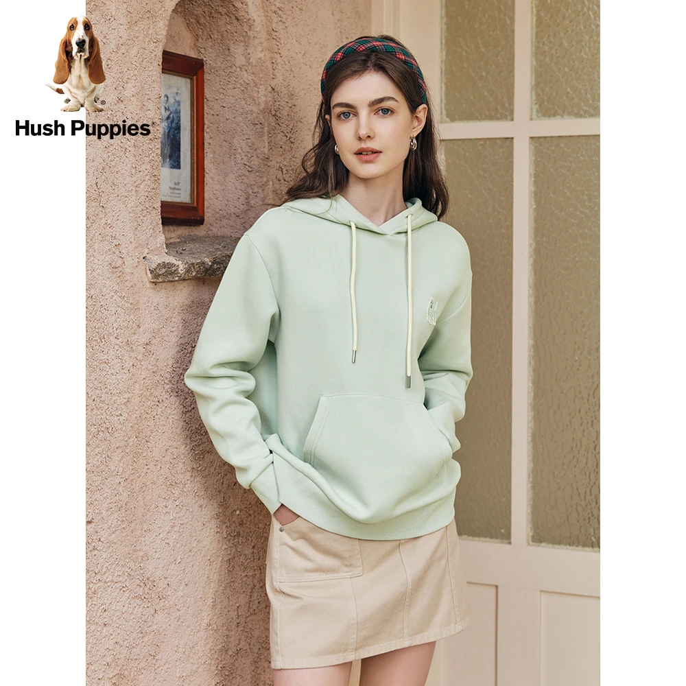 【肤感空气层】暇步士女装秋季舒适运动休闲连帽卫衣HDFHC241003