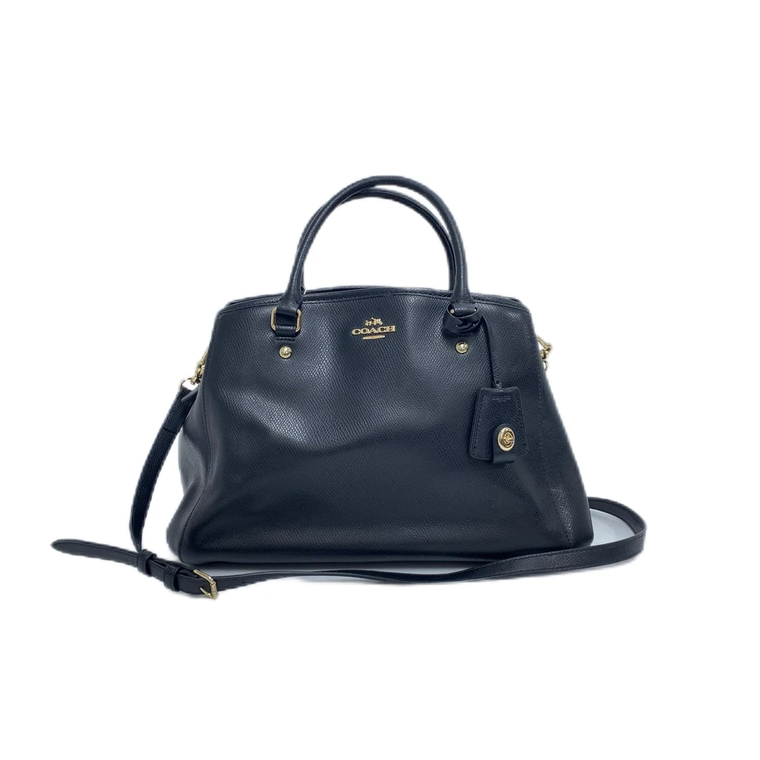 95新 COACH/蔻驰 黑色女士单肩手提包 AF-896-C