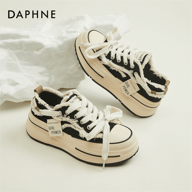 Daphne/达芙妮夏季新款时尚百搭休闲显瘦透气潮流休闲鞋