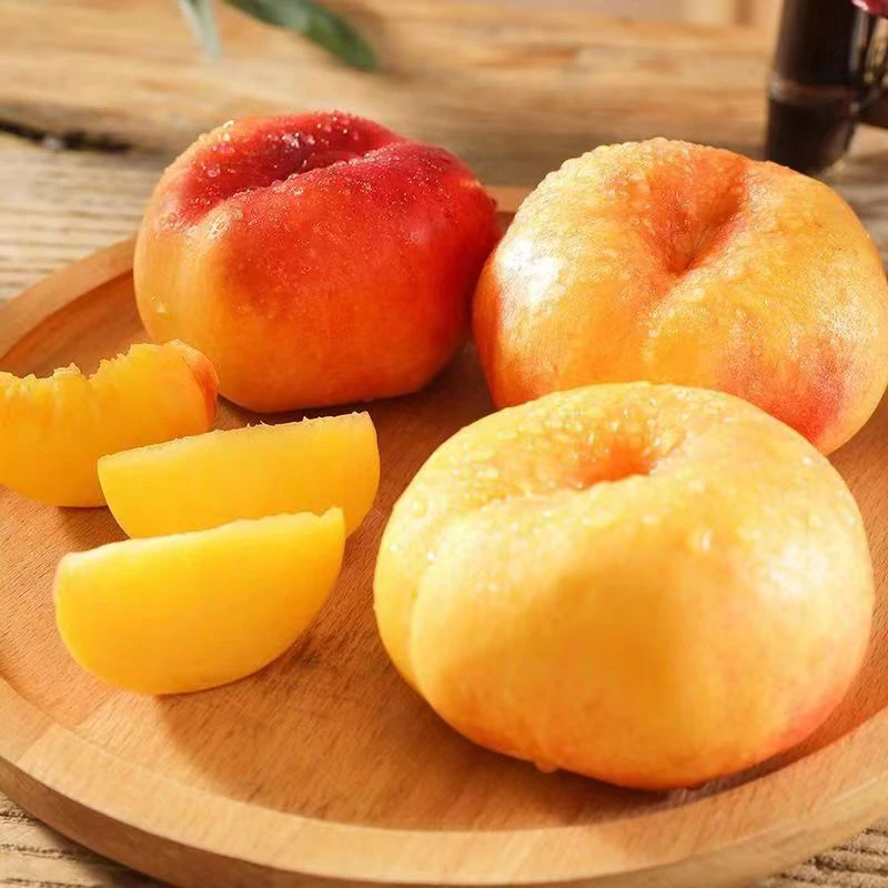 【段大超推荐】山东蒙阴彩虹油蟠桃3斤装    京东包邮