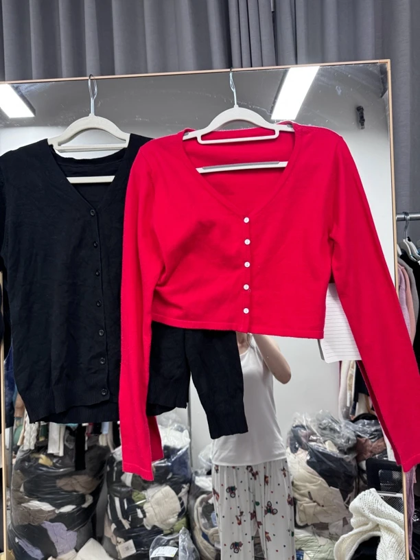 瑕疵针织上衣短款时尚