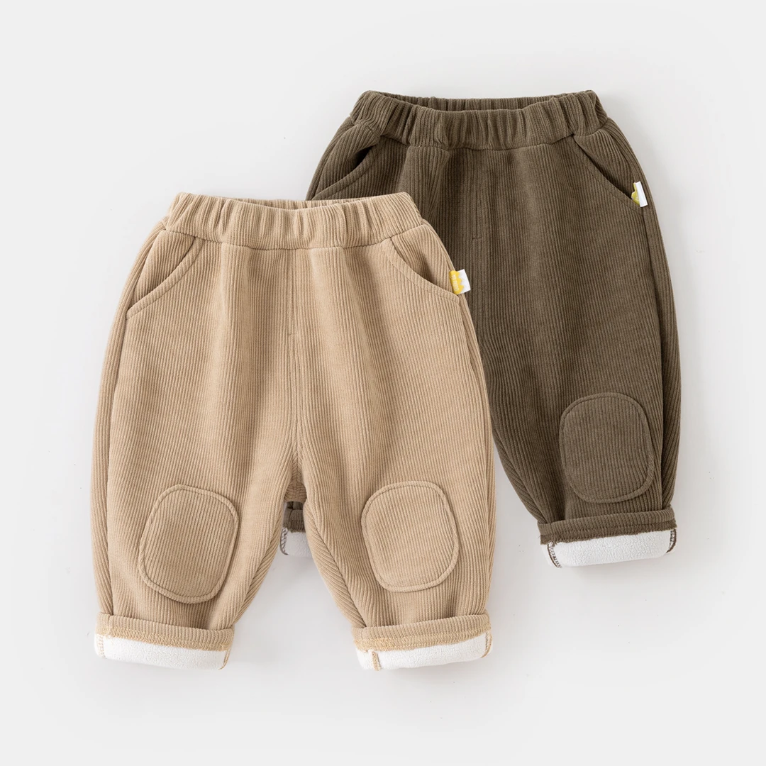 【现货】嘟嘟家儿童休闲长裤秋冬款宝宝韩版加绒DSG143DCK162