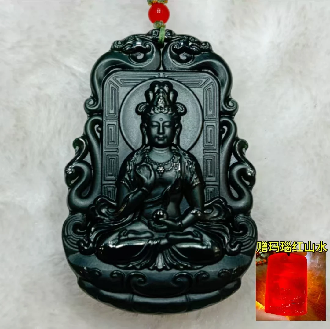 高端和田玉观音吊坠 赠红山水牌抖音基地发货一物一证含礼盒062