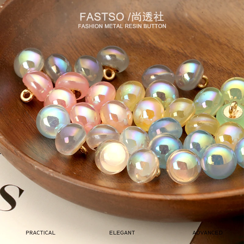 高级感中式旗袍小扣子女古风衬衫扣儿童针织开衫毛衣纽扣精致时尚