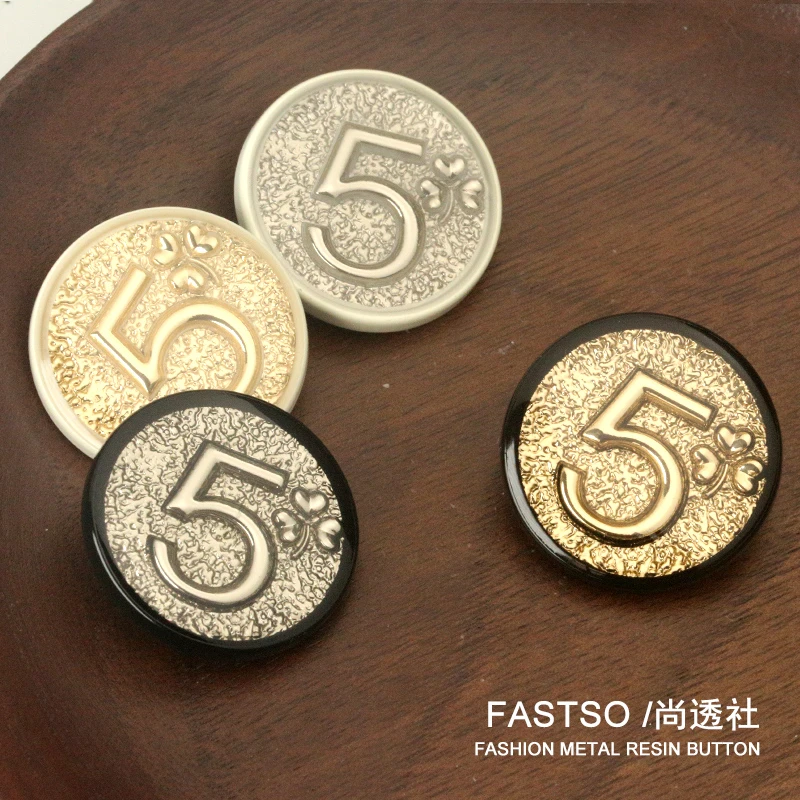 时尚西装扣子香风复古金属扣大衣纽扣上衣女圆形风衣毛衣外套钮扣