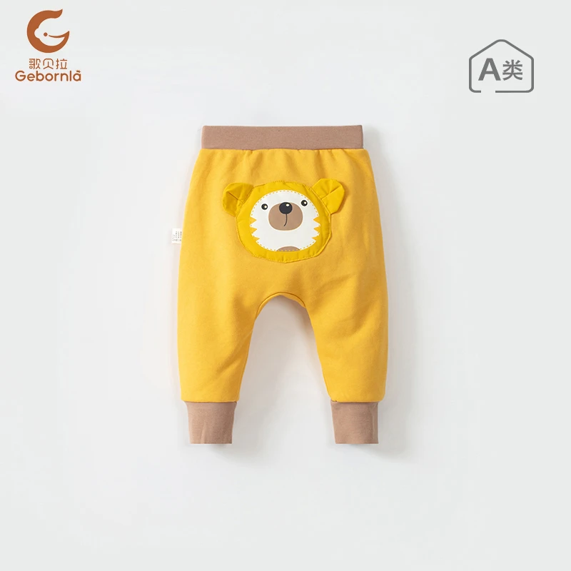 男女宝宝春秋裤子婴儿秋款外穿PP裤衣服幼儿秋季长裤加厚秋装8241