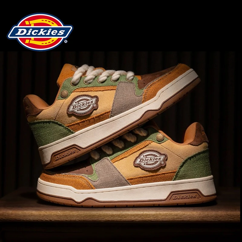 Dickies男鞋开冬季透气2025新款男士休闲鞋运动鞋男款鞋子潮板鞋