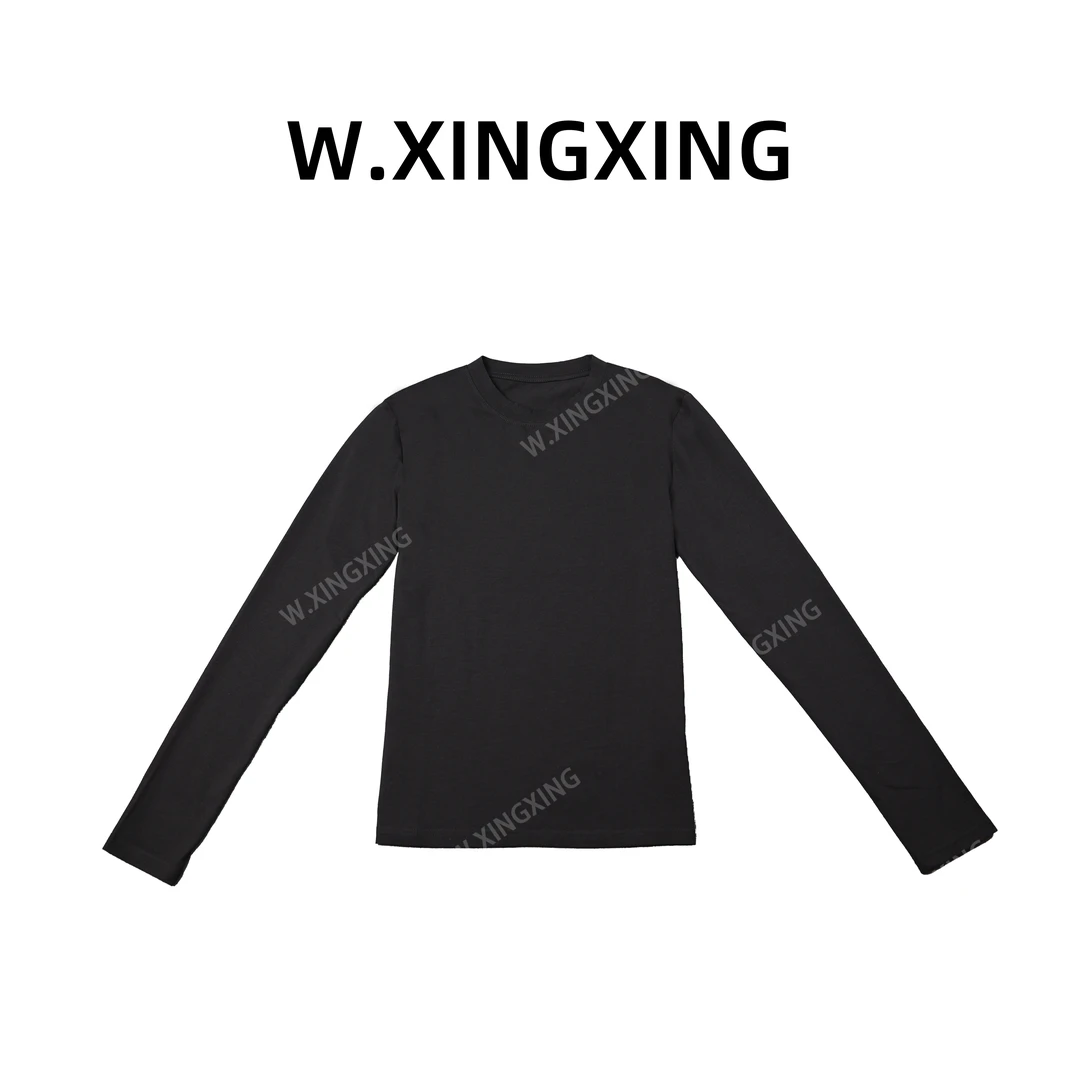 W.XINGXING“百搭长袖”高之棉长袖圆领T恤231111