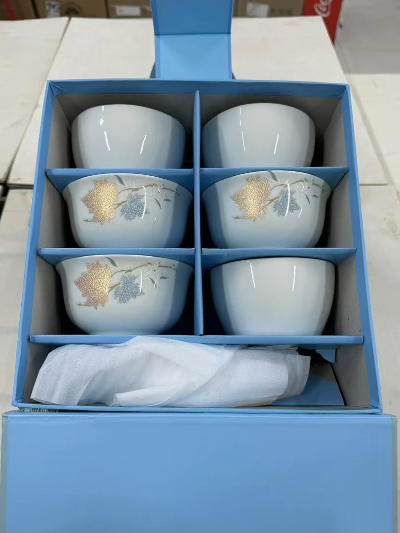 【佑宝恩专属】家用蓝色陶瓷碗礼盒精美包装