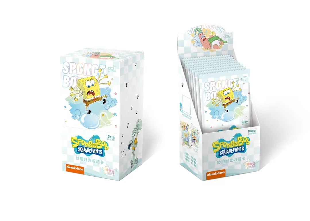 卡游【海绵宝宝 4.0排位榜】正版第一弹妙趣时光收藏卡牌盲盒拆卡
