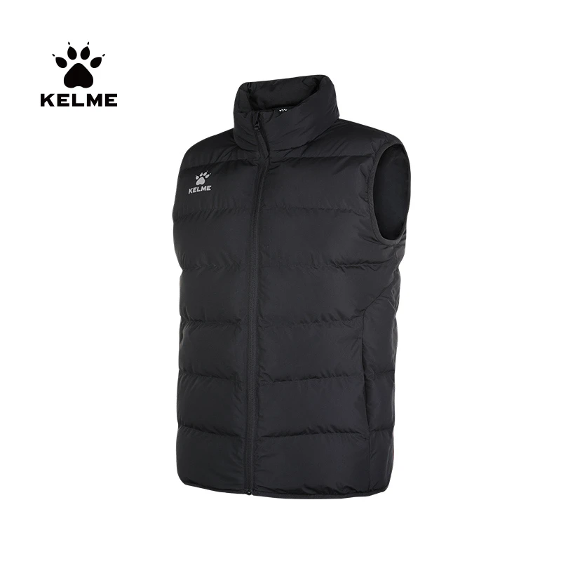 KELME卡尔美精选运动马甲加厚保暖秋冬运动坎肩时尚百搭外套男子