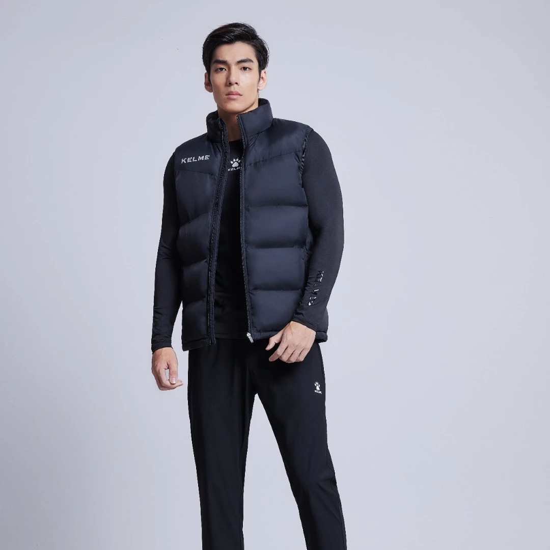 KELME卡尔美春秋冬外搭高领休闲训练马甲运动坎肩保暖外搭男女RZ