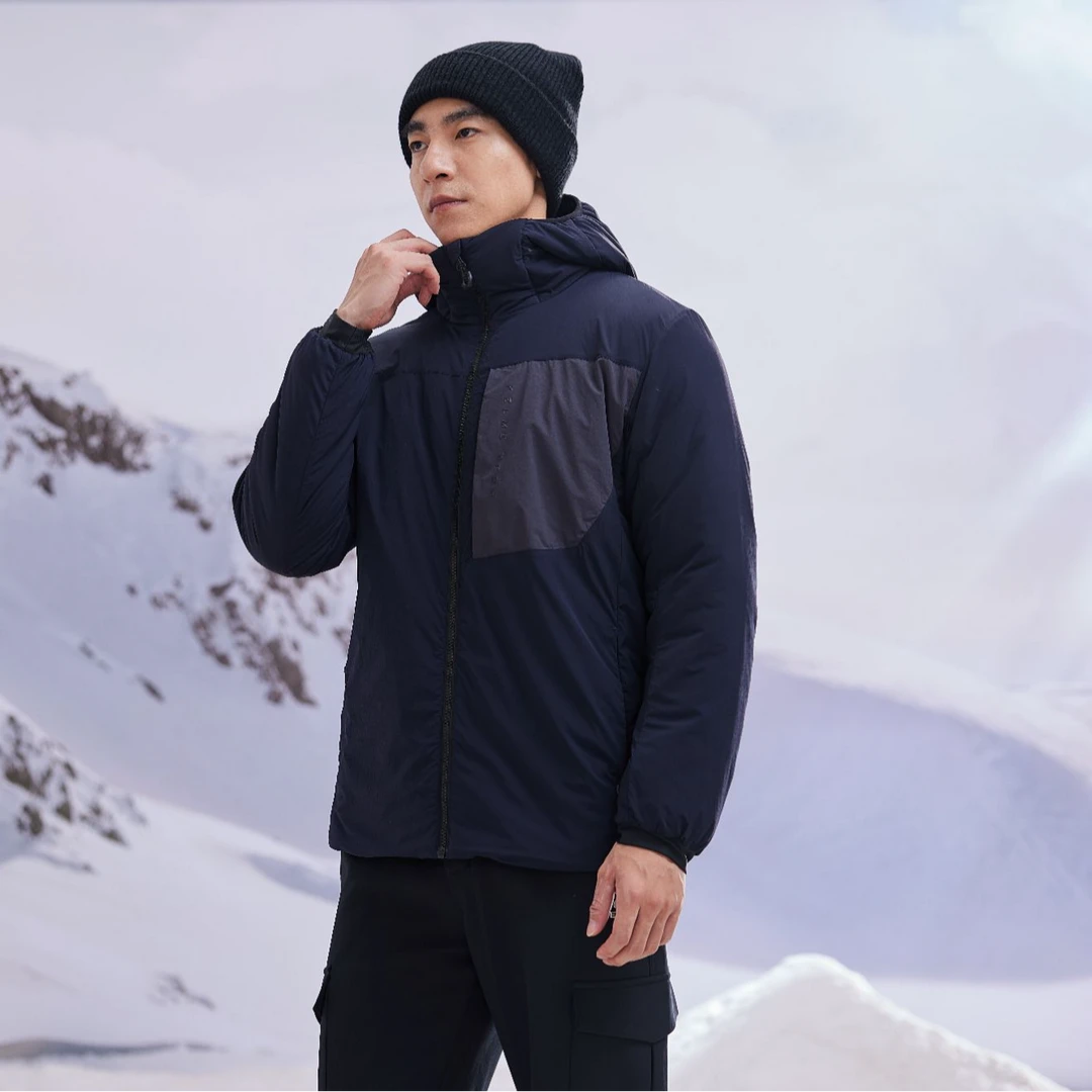 卡尔美精选棉服新款轻便连帽短款棉服冬季男女时尚保暖百搭