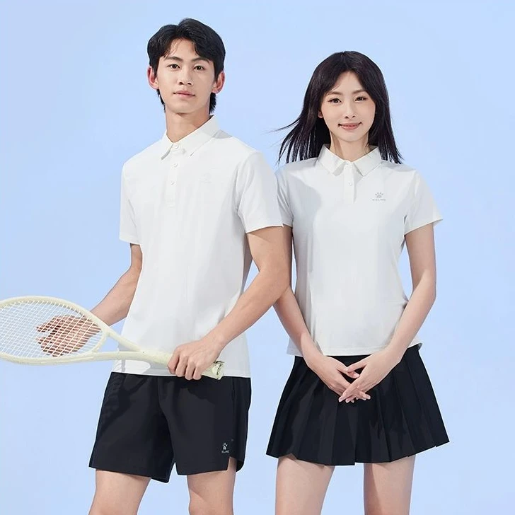冰感防晒Polo【卡尔美直营店】POLO夏季翻领休闲商务男女短袖