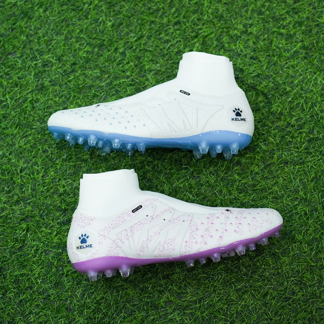 【卡尔美直营店】疾电3.0Pro高帮MG短钉/TF碎钉高端人草足球鞋战靴