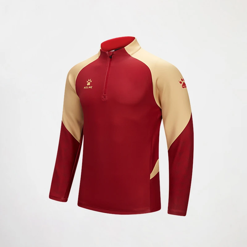 出征卡塔尔系列新款运动训练立领套头衫成人儿童红色HS【LIFESTYLE