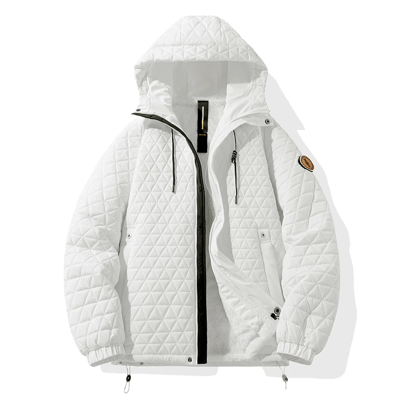 暴力熊时尚潮牌棉衣男女通用冬季保暖抽绳连帽宽松外套百搭3606