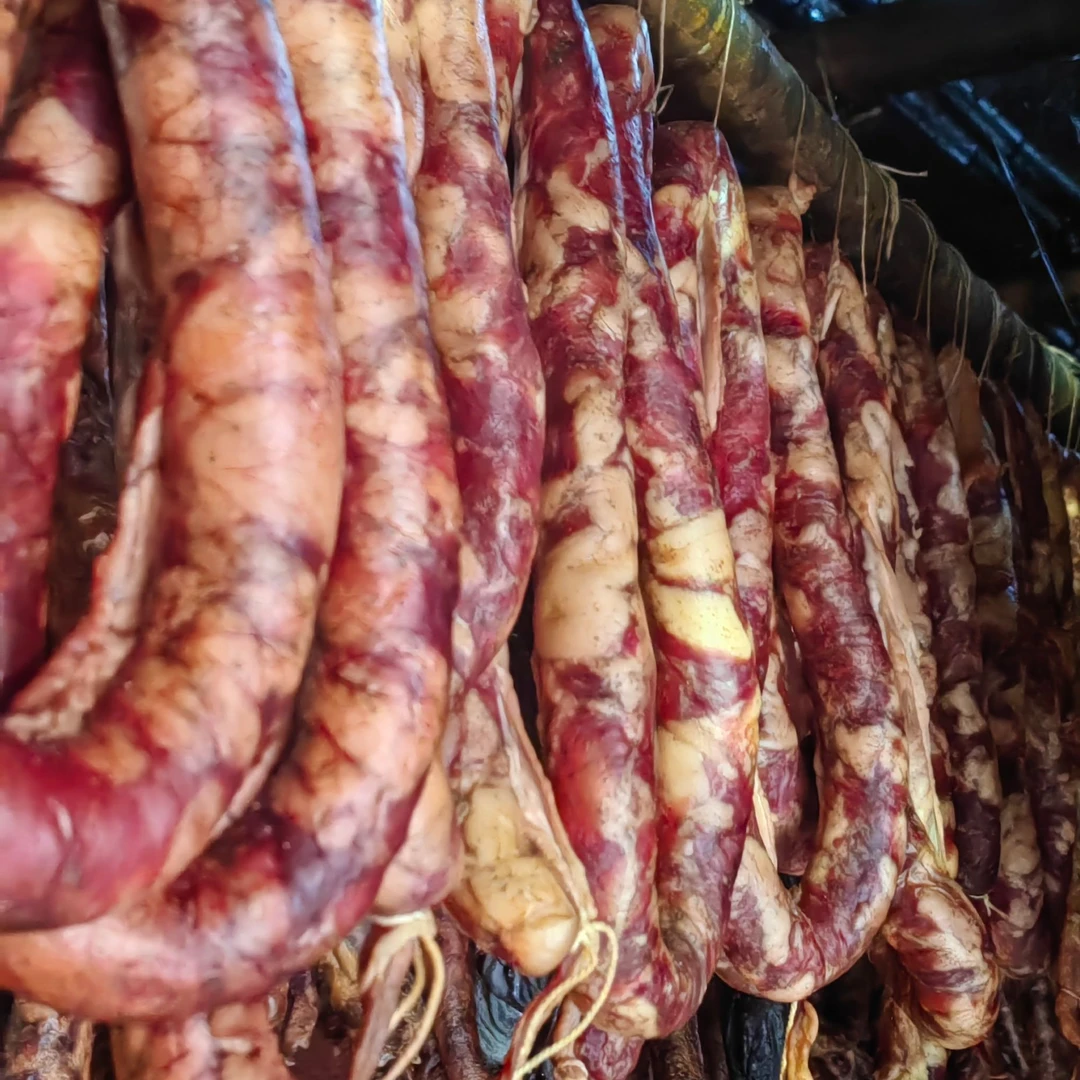 【云上花城甄选】农家自制腊肠136（2斤包邮）