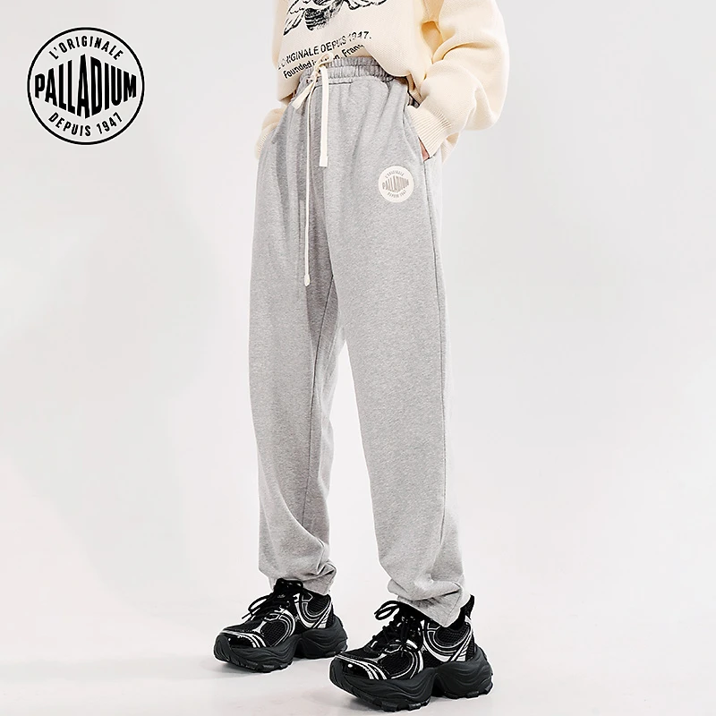 帕拉丁秋季男款裤装时尚宽松系带后片贴袋松紧腰休闲裤1010932